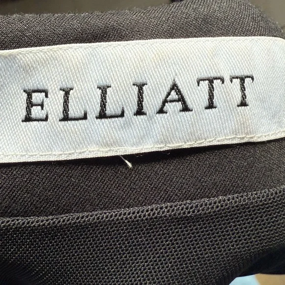 Elliatt Phenomenon Black One Shoulder Balloon Sleeve Cocktail Mini Dress Est Med - Picture 11 of 11